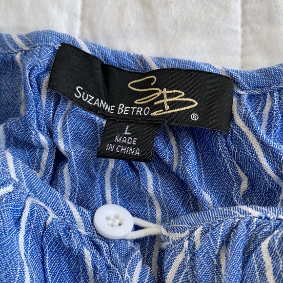 NWOT - Blue stripped Tunic - Picture 5 of 7